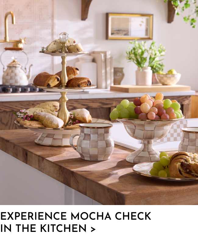 decorate your home with mocha check